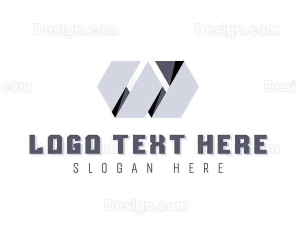 Modern Professional Origami Letter W Logo