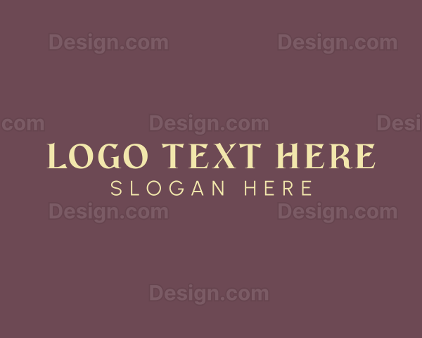 Generic Luxury Business Logo