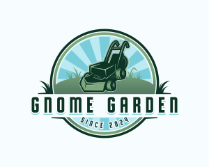 Mower Gardening Landscaping logo design