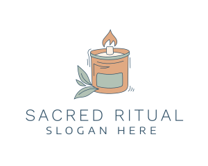 Scented Candle Fire logo