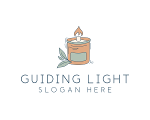 Scented Wax Candle logo design