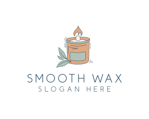 Scented Wax Candle logo design