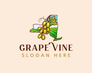 New York Niagara Grapes logo design