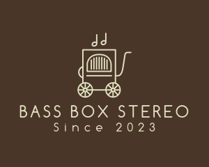 Music Box Wheels Jukebox logo design