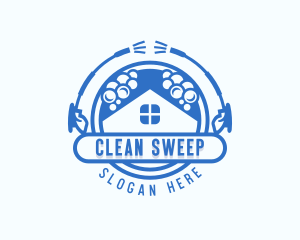 Clean Pressure Washer logo design