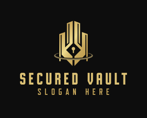 Real Estate Building Security  logo design