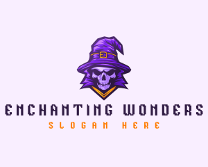 Wizard Skull Magician logo