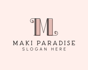 Fashion Boutique Letter M logo design