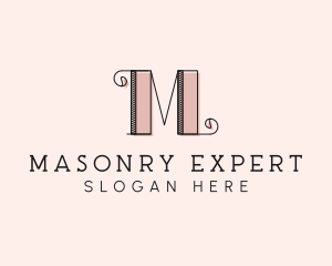 Fashion Boutique Letter M logo design