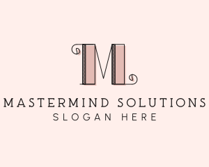 Fashion Boutique Letter M logo design