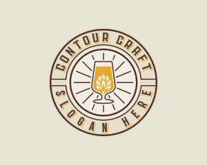 Craft Beer Brewery logo design