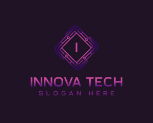 Circuit Tech Developer logo design