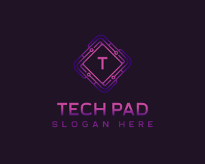 Circuit Tech Developer logo design