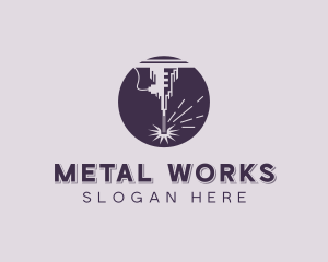 Laser Metal Engraving logo design