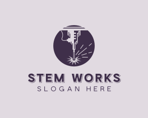 Laser Engraving Machine logo design