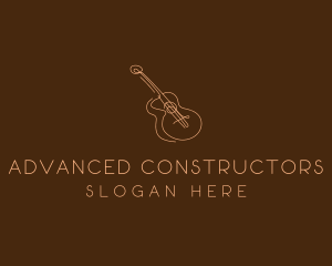 Country Music Guitar logo design