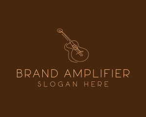 Country Music Guitar logo design