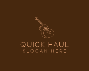 Country Music Guitar logo design