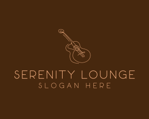 Country Music Guitar logo design