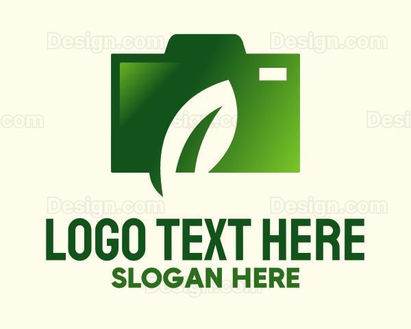 Green Leaf Camera Logo