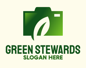 Green Leaf Camera logo design