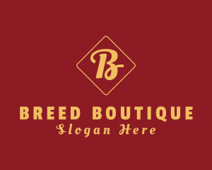 Cursive Business Boutique logo design