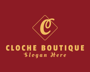 Cursive Business Boutique logo design