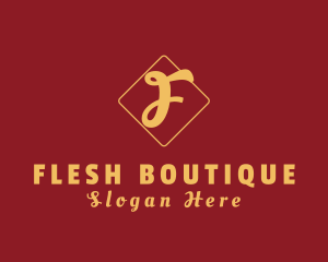 Cursive Business Boutique logo design