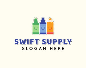 Kiddie School Supplies logo design