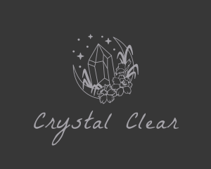 Crystal Moon Jeweler logo design