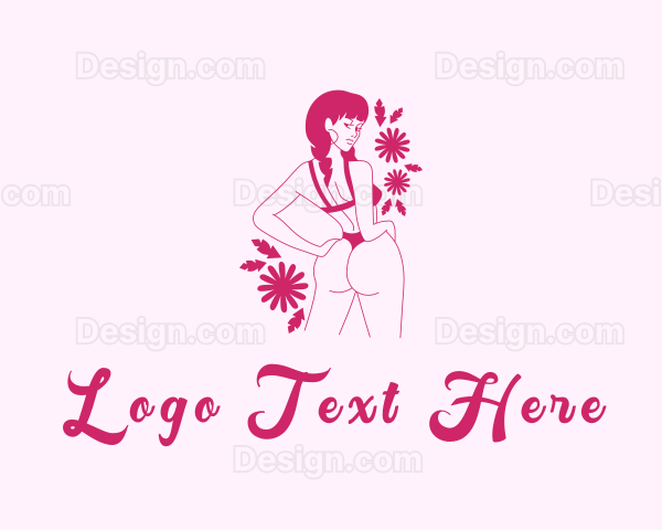 Woman Sexy Lingerie Logo