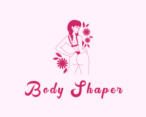 Woman Sexy Lingerie logo design