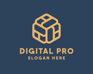 Digital Agency Cube logo design