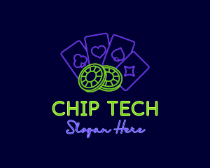 Poker Gambling Chip logo