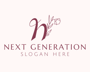 Beauty Letter N logo design