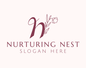 Beauty Letter N logo design