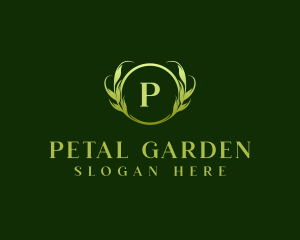 Floral Organic Leaves logo design