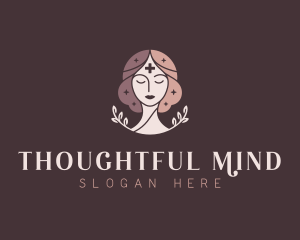 Psychologist Woman Therapy logo design