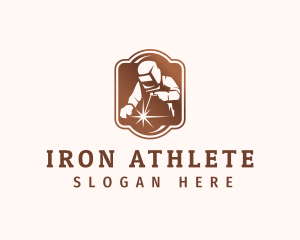 Industrial Welder Ironwork logo design