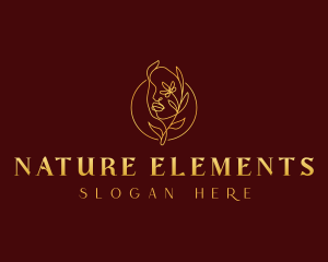 Elegant Natural Beauty  logo design