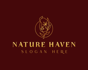 Elegant Natural Beauty  logo design