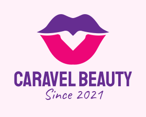 Feminine Mouth Lipstick  logo design