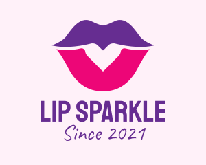 Feminine Mouth Lipstick  logo design