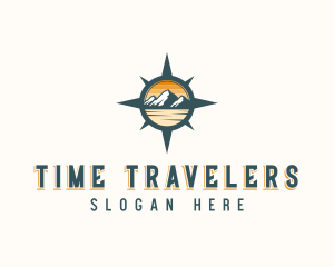 Traveler Adventure Navigation logo design