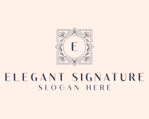 Wedding Floral Boutique logo design