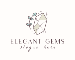 Organic Gem Jewelry logo design