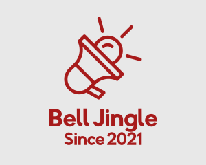 Red Megaphone Bell logo