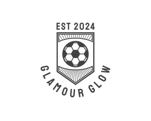 Soccer Shield Emblem logo