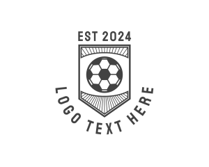 Soccer - Soccer Shield Emblem logo design