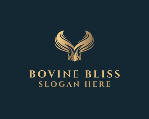 Luxury Bovine Bull logo design